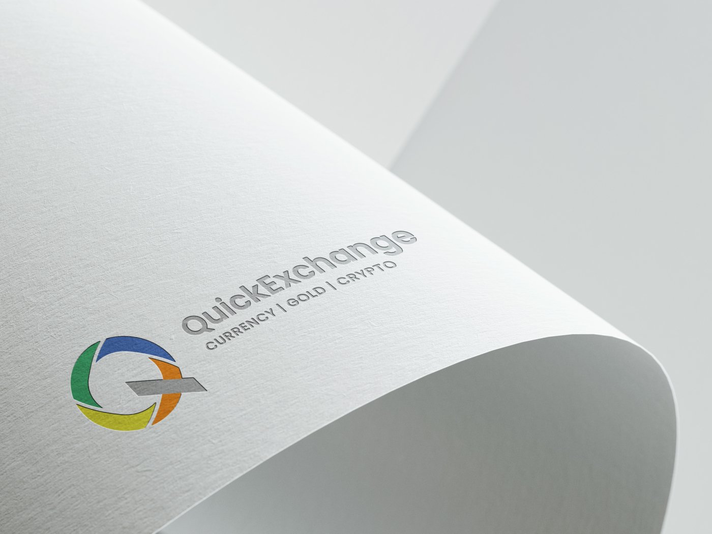 Logo del brand QuickExchange nella sezione portfolio progetti